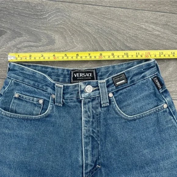 Versace Couture Vintage High Waist Denim Jeans - Picture 13 of 13